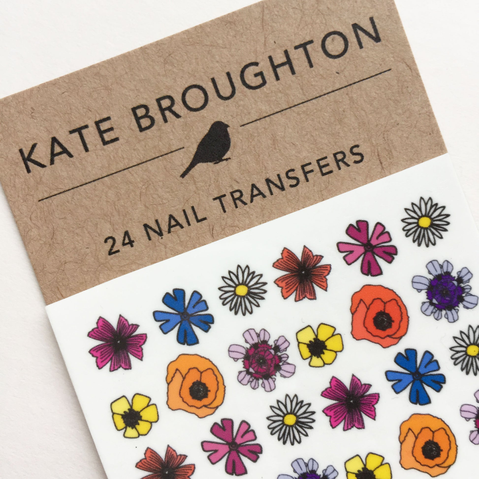 Wildflower Nail Art Transfers - katebroughton