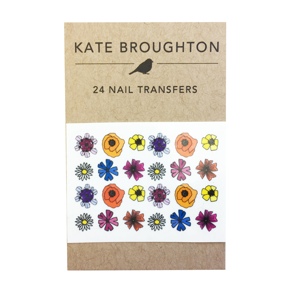 Wildflower Nail Art Transfers - katebroughton
