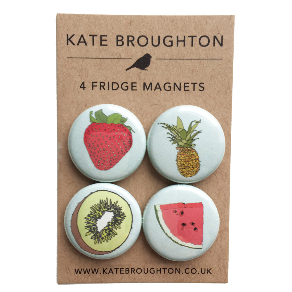 Fruit Fridge Magnets - katebroughton