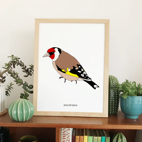 Goldfinch bird print