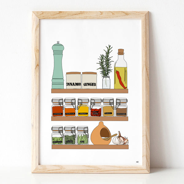 Herbs and Spices Print