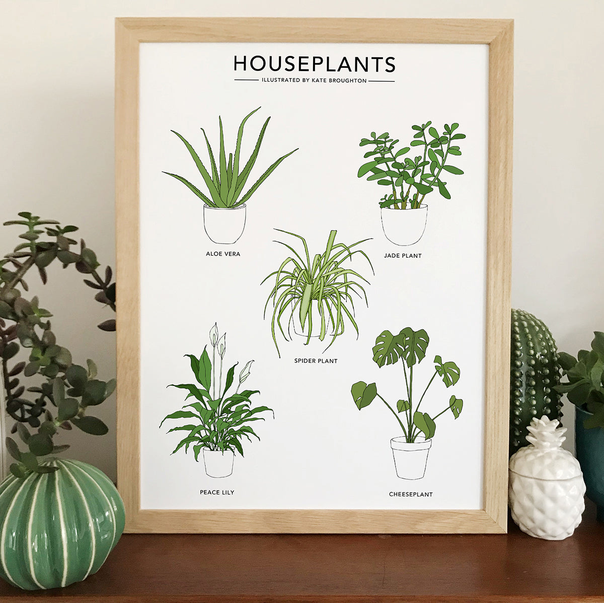 Houseplants Print - katebroughton