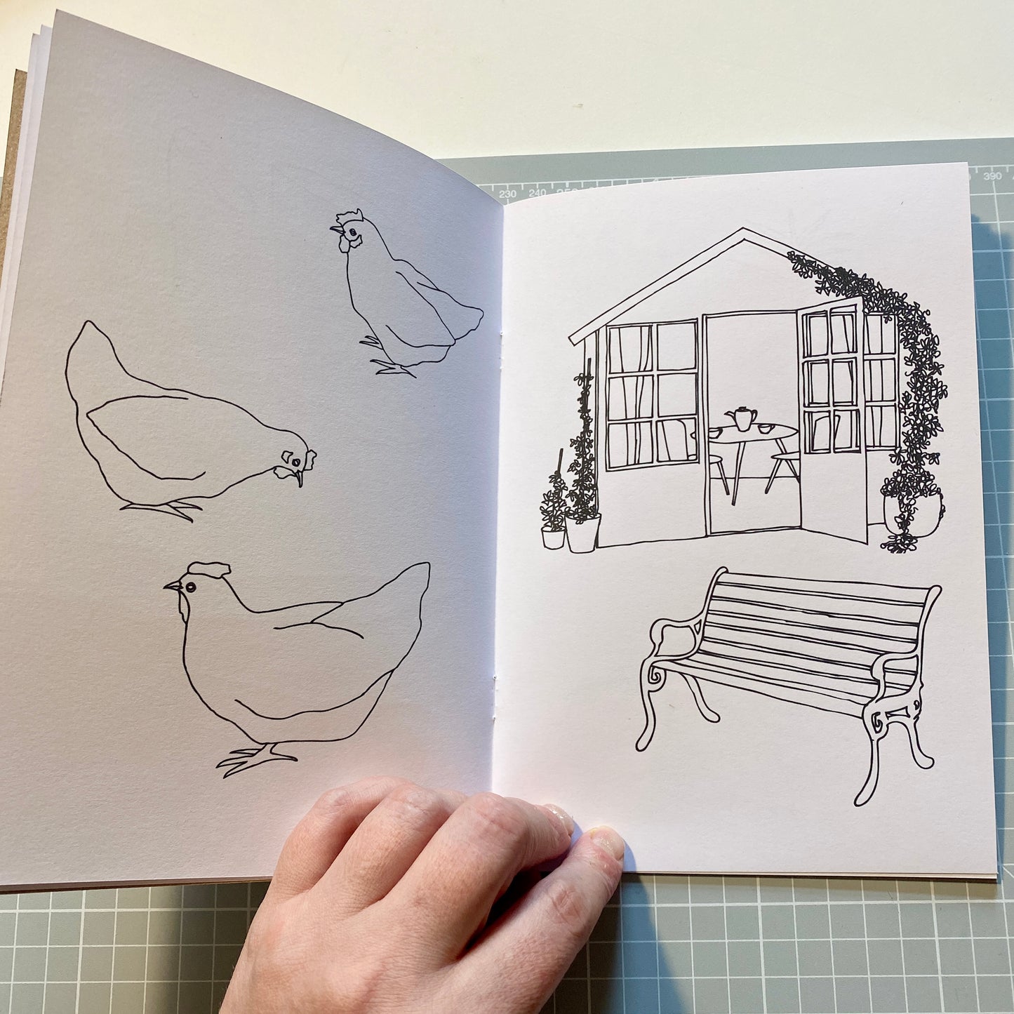 Garden Colouring Book