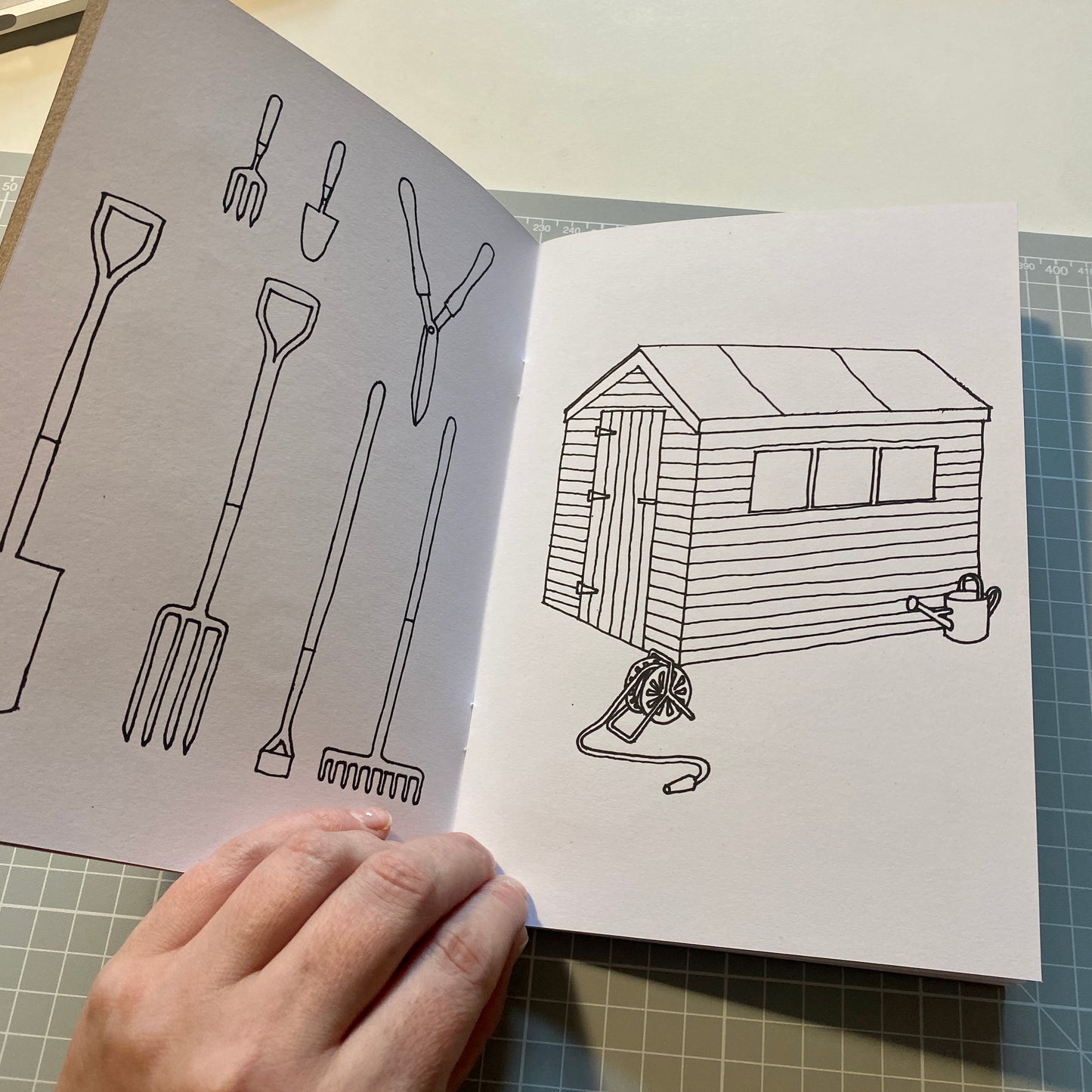 Garden Colouring Book