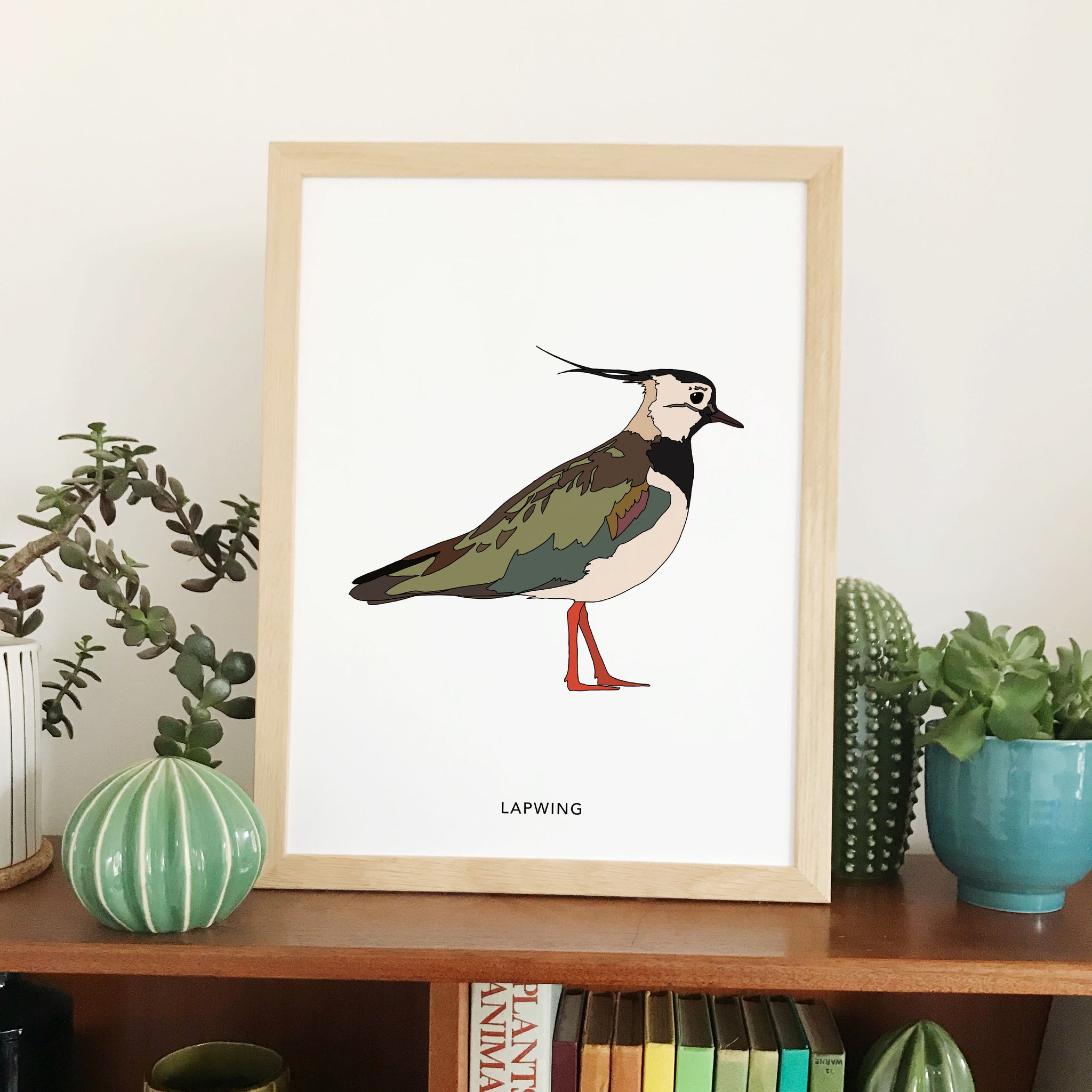Lapwing bird print
