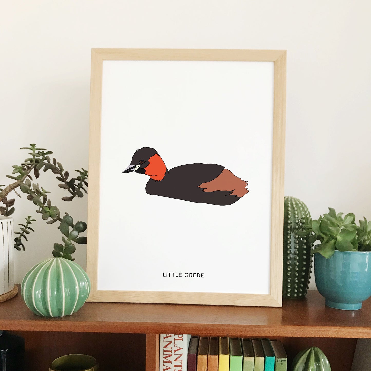 Little Grebe bird print