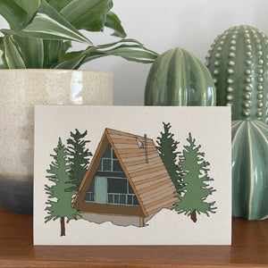 Winter Lodge Cards