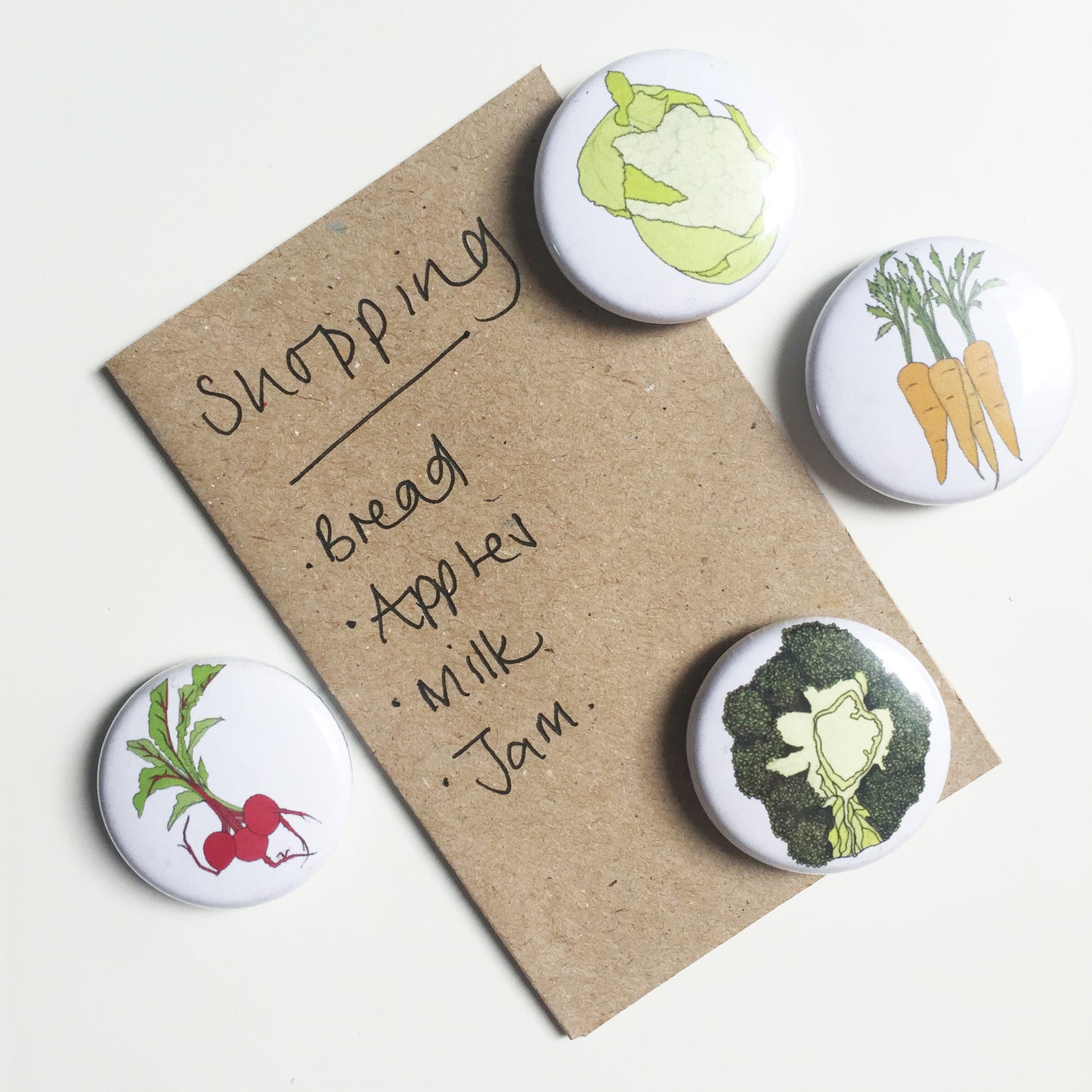 Vegetable Fridge Magnets - katebroughton