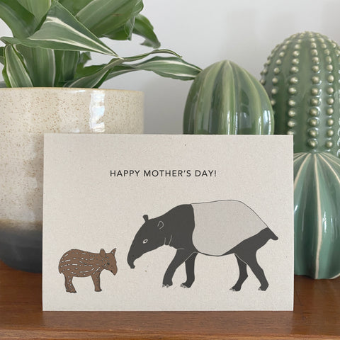 Tapir Mother's Day Card