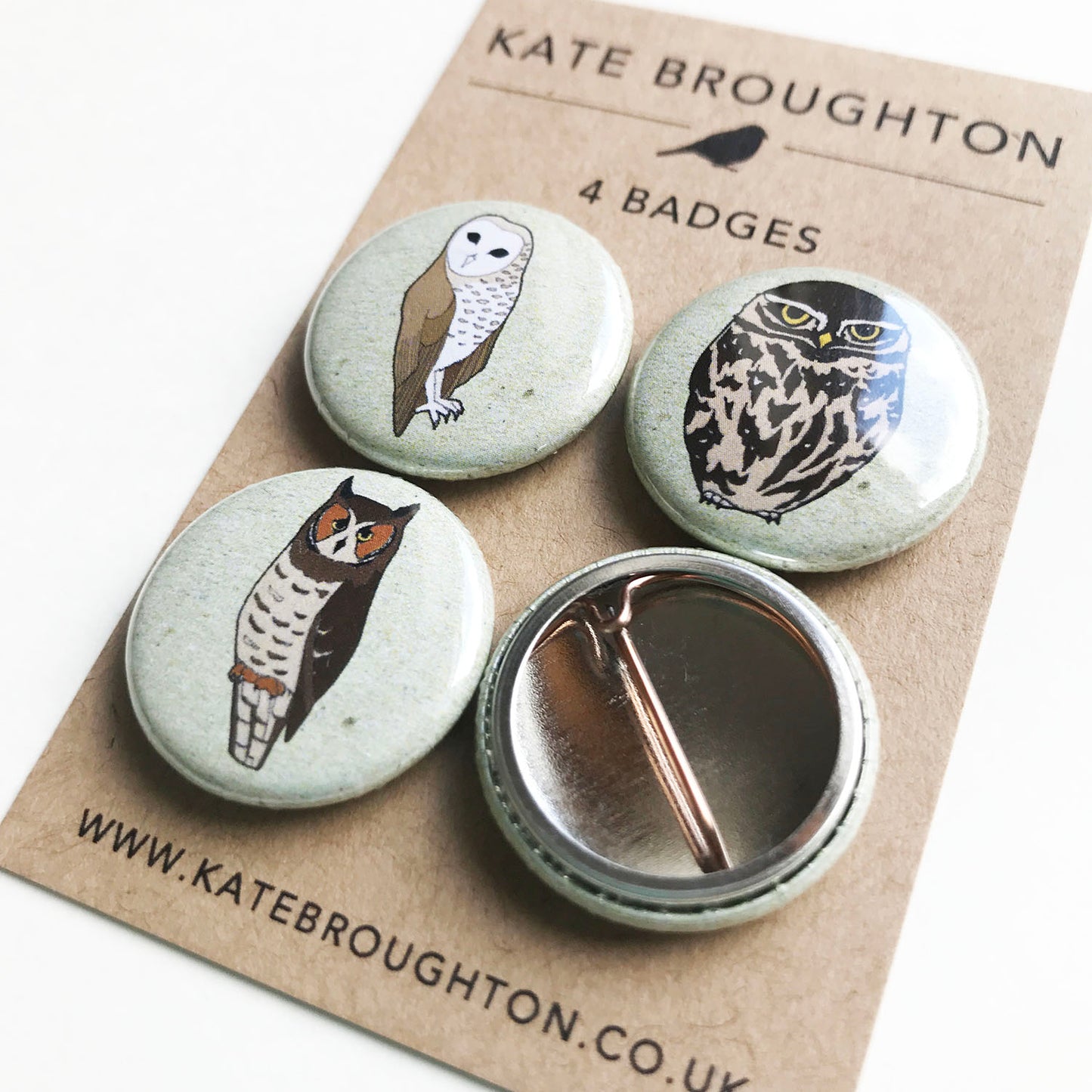 Owl badge set