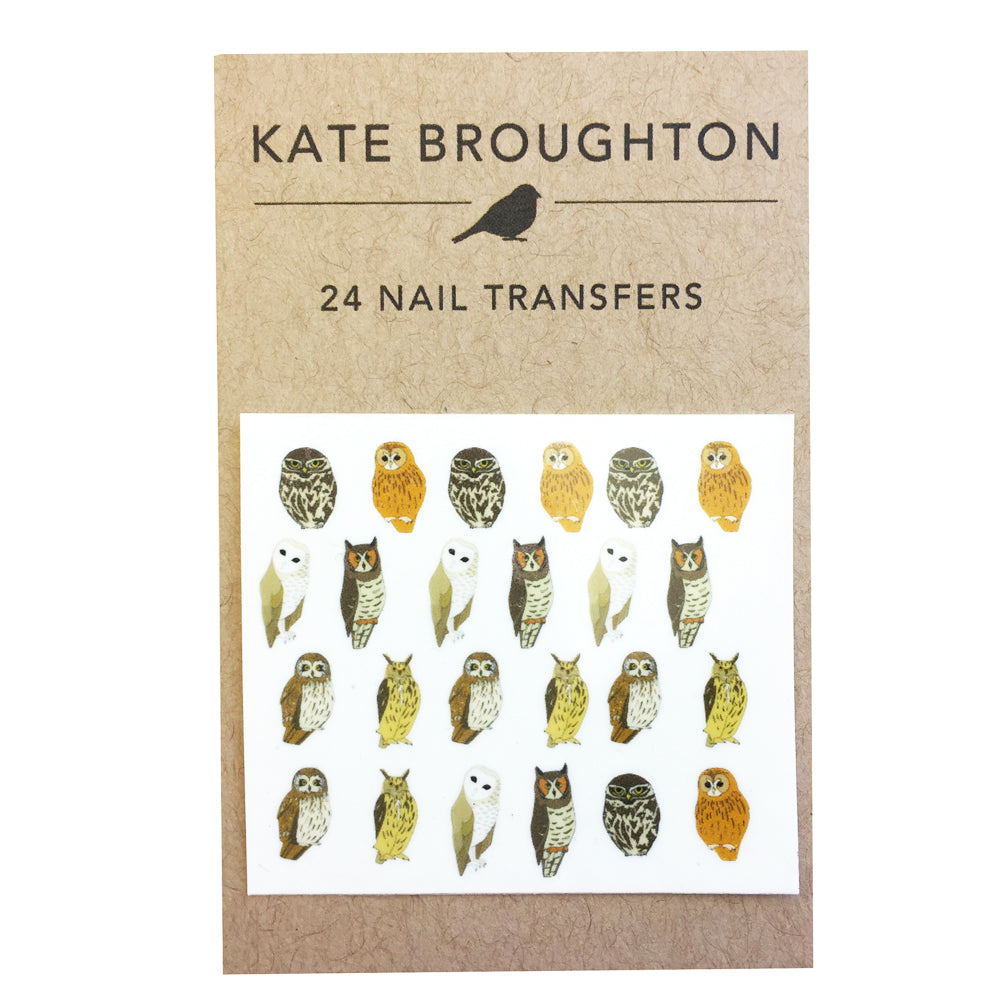 Owl Nail Art Transfers