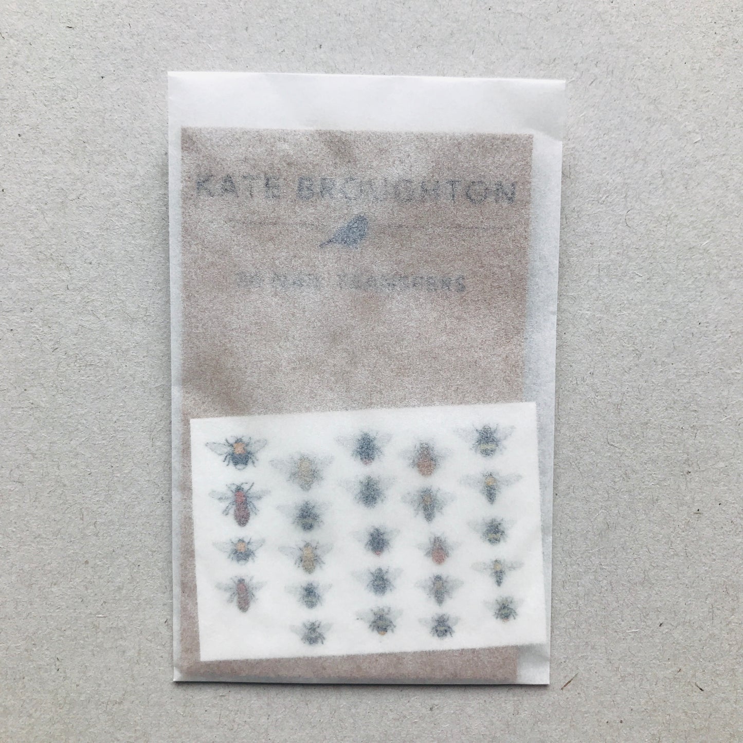 Bee Nail Art Transfers - eco friendly paper packaging katebroughton