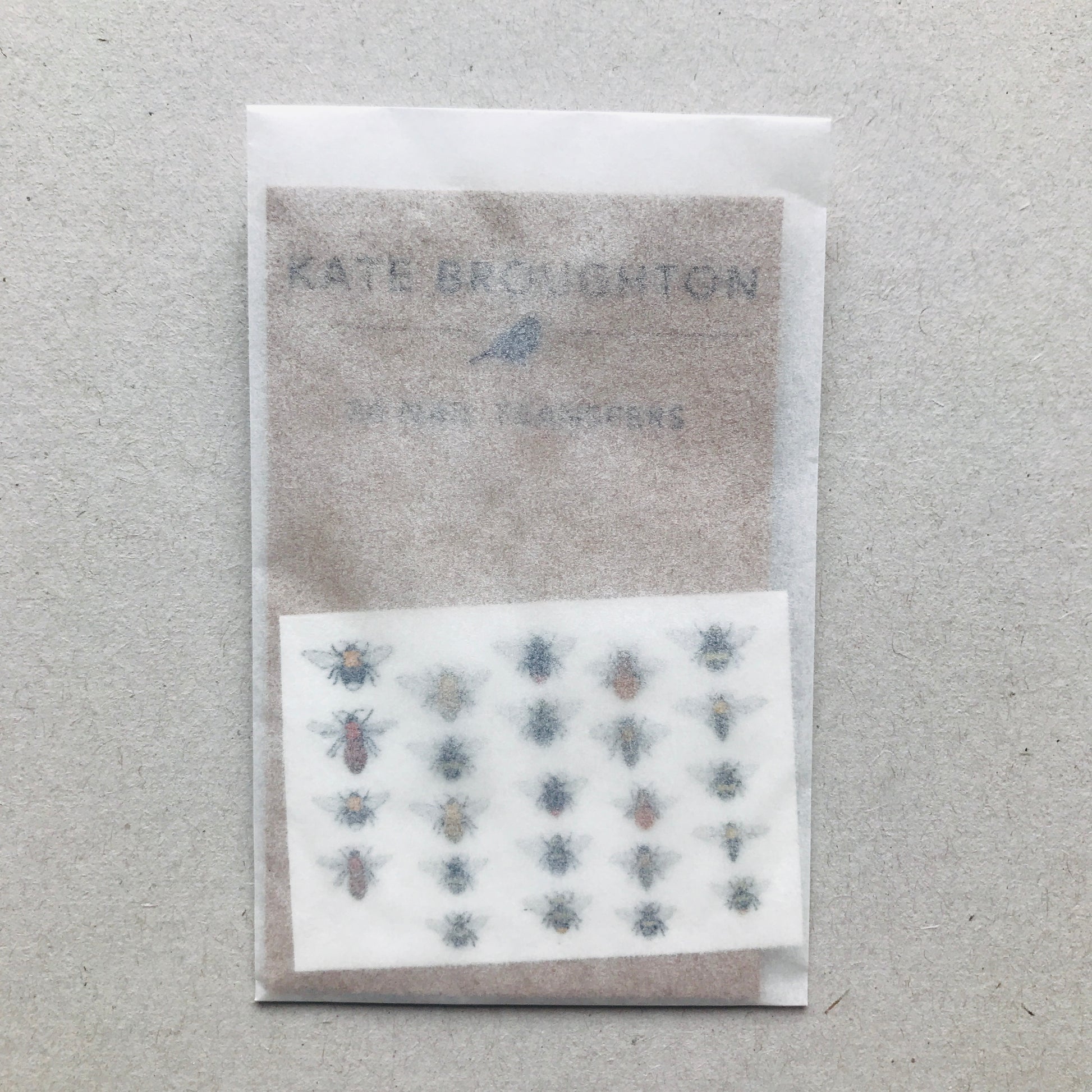 Bee Nail Art Transfers - eco friendly paper packaging katebroughton