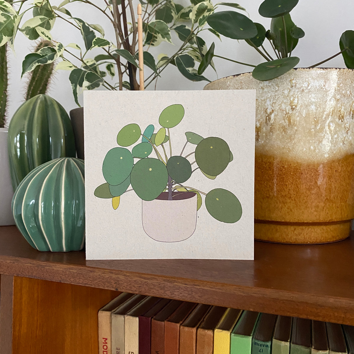 Pilea Peperomioides card – katebroughton