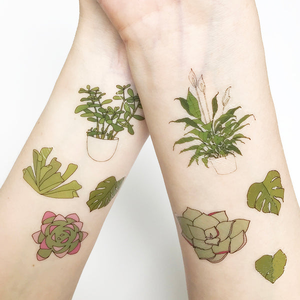 Plant Temporary Tattoos