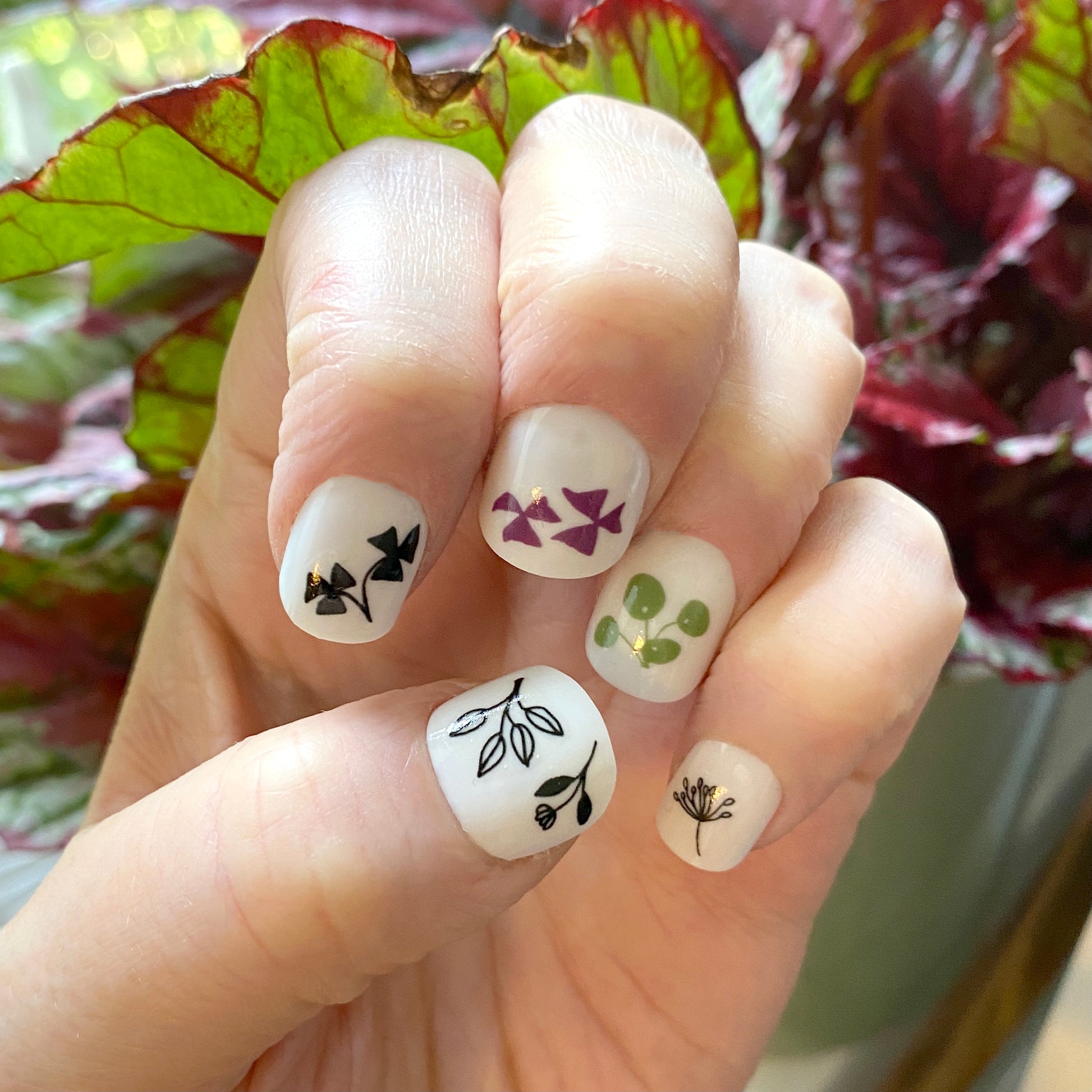 Plant Nail Art Transfers - katebroughton
