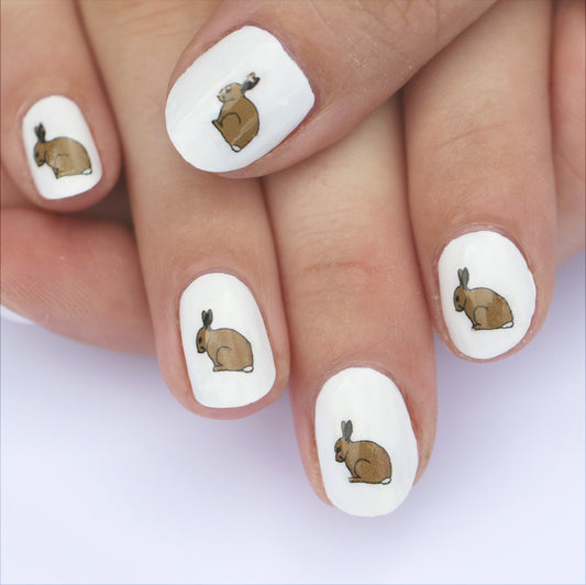 Rabbit Nail Art Transfers