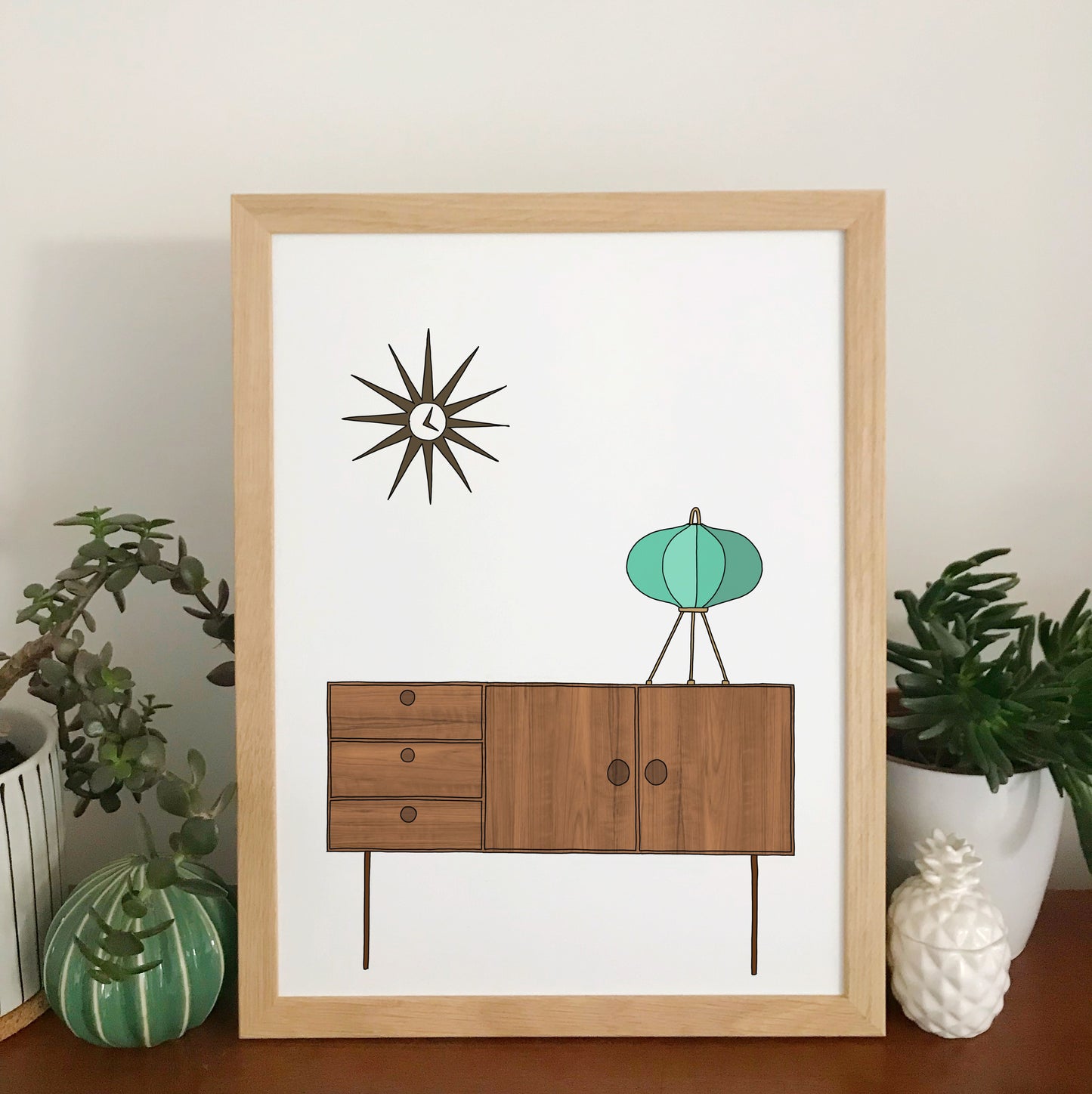 Retro Homes Sideboard Print - katebroughton