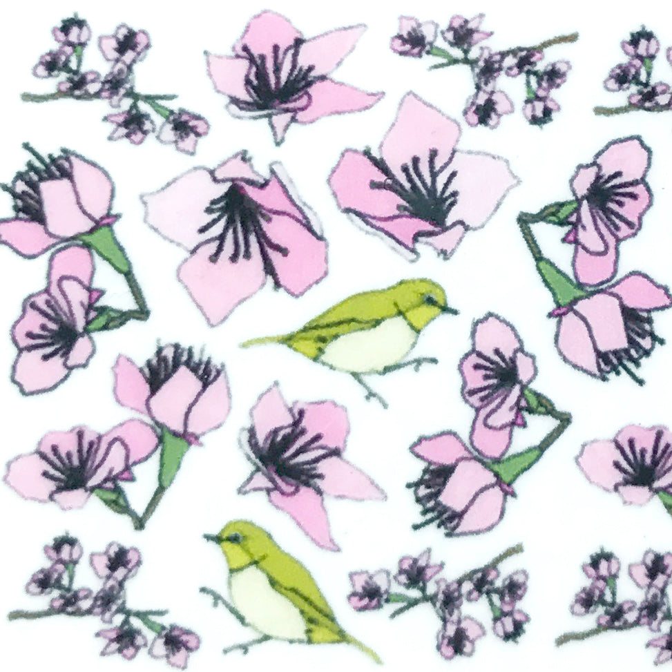 Cherry Blossom Nail Art Transfers - katebroughton