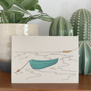 Seaside Boats Card