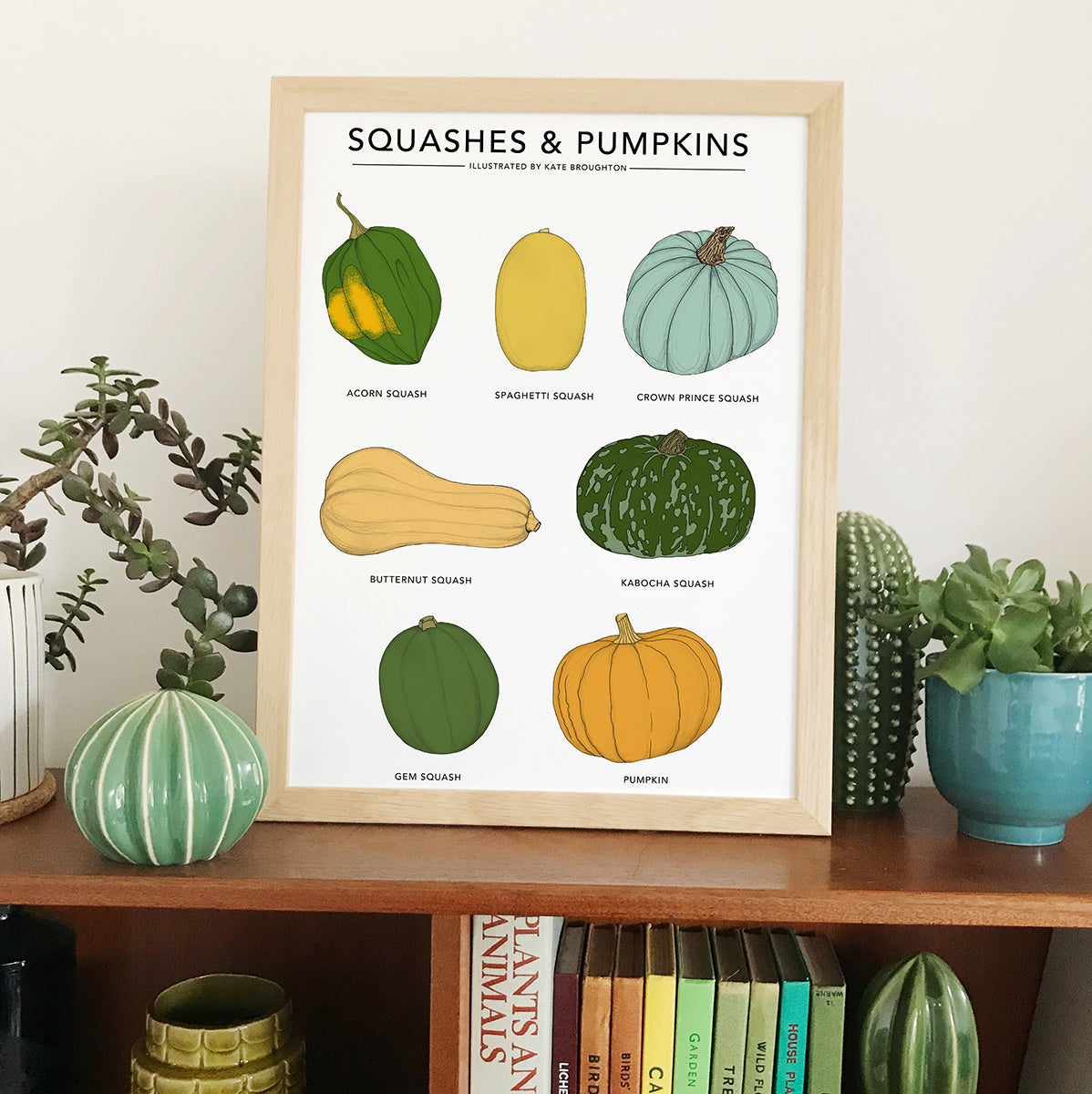 Squashes & Pumpkins Print - katebroughton