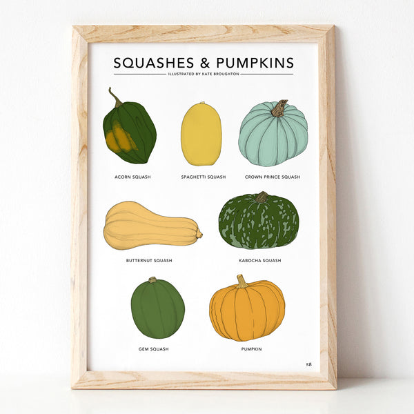 Squashes & Pumpkins Print