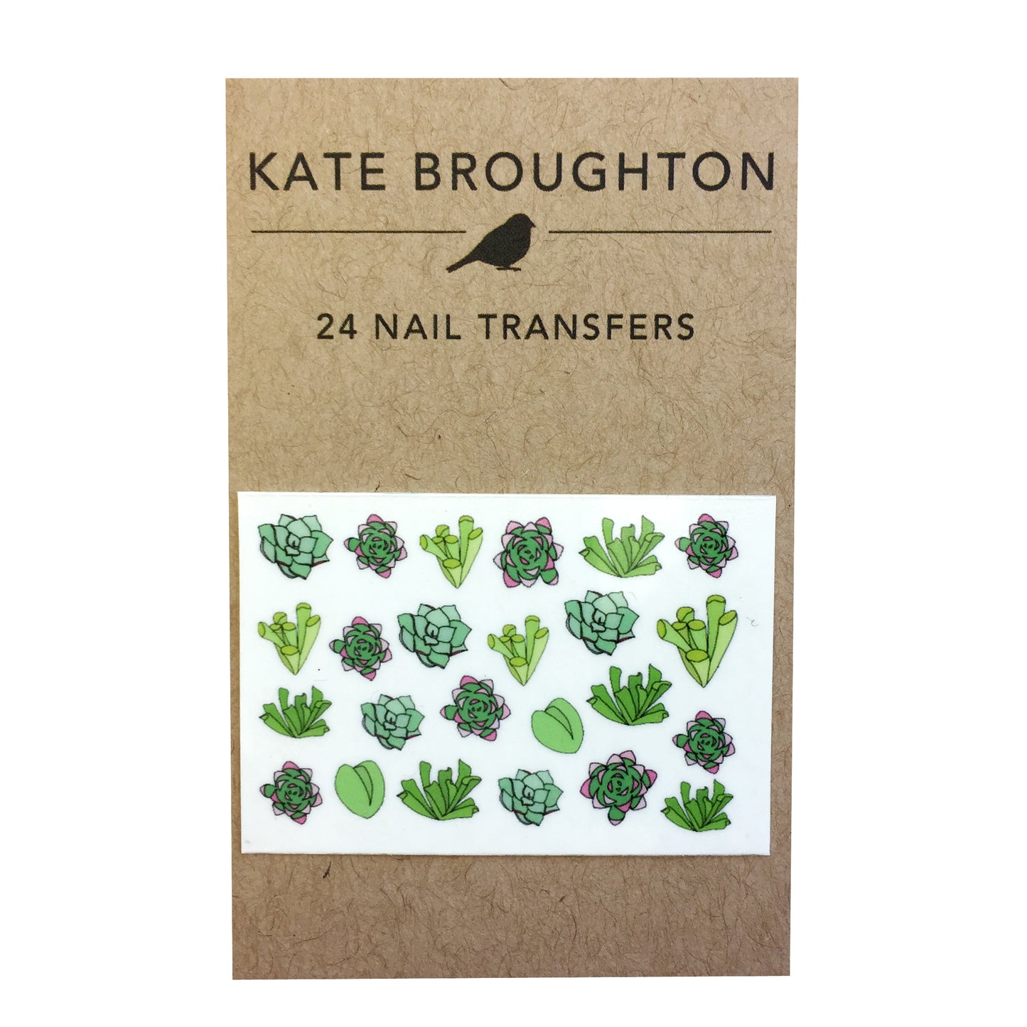 Succulent Nail Art Transfers - katebroughton