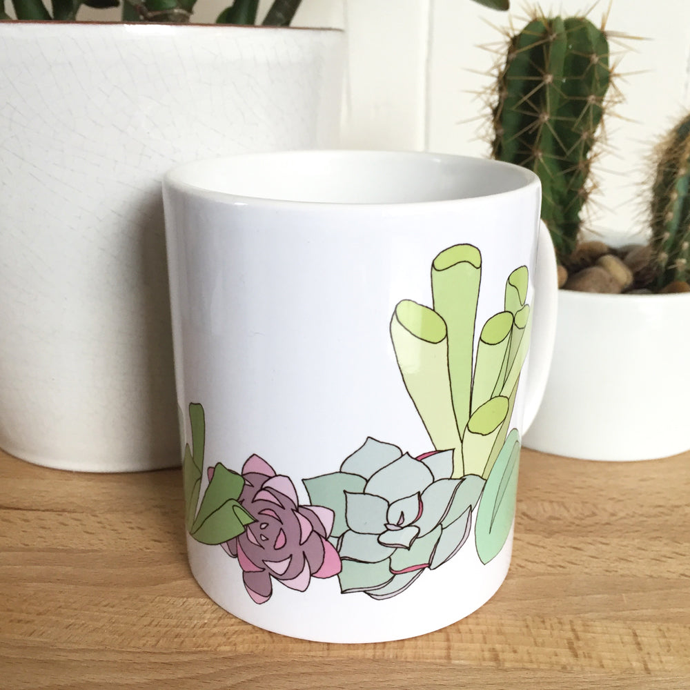 Succulents Mug - katebroughton