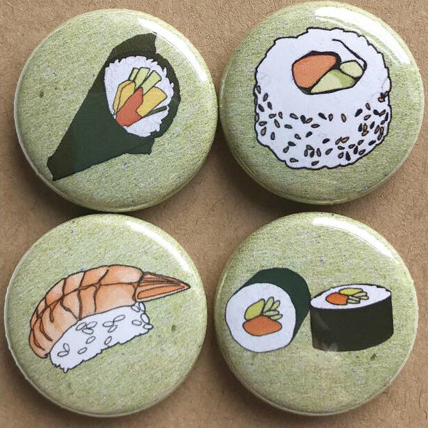 Sushi Fridge Magnets - katebroughton