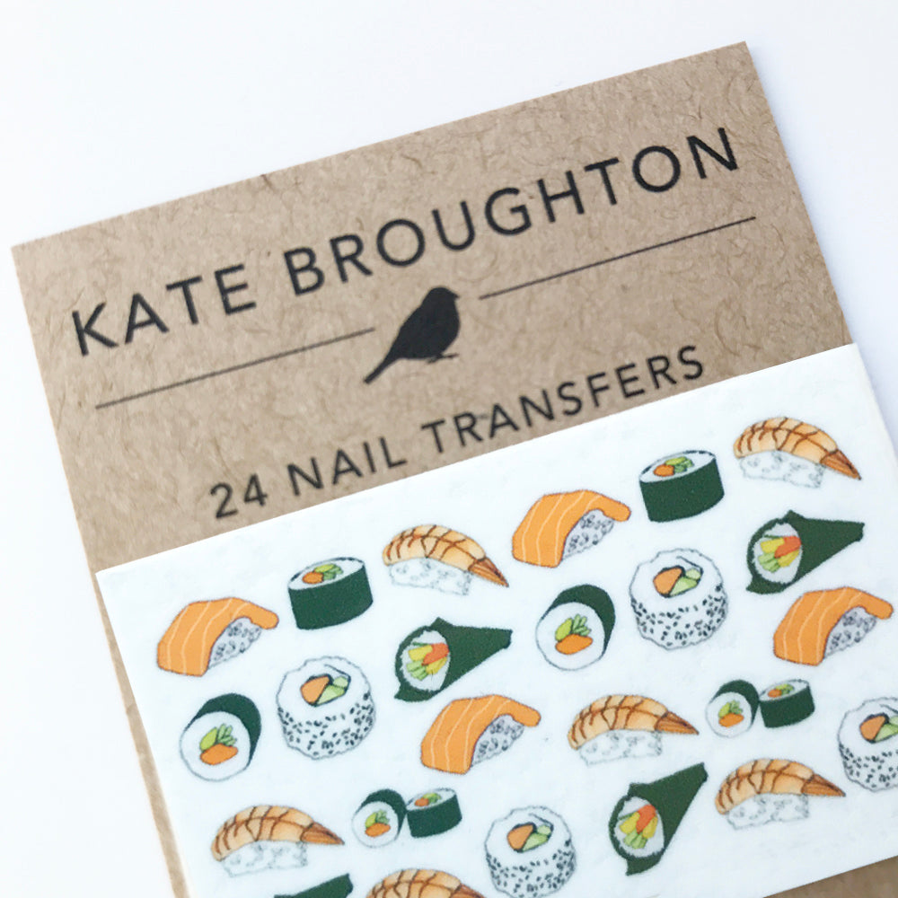 Sushi Nail Art Transfers - katebroughton
