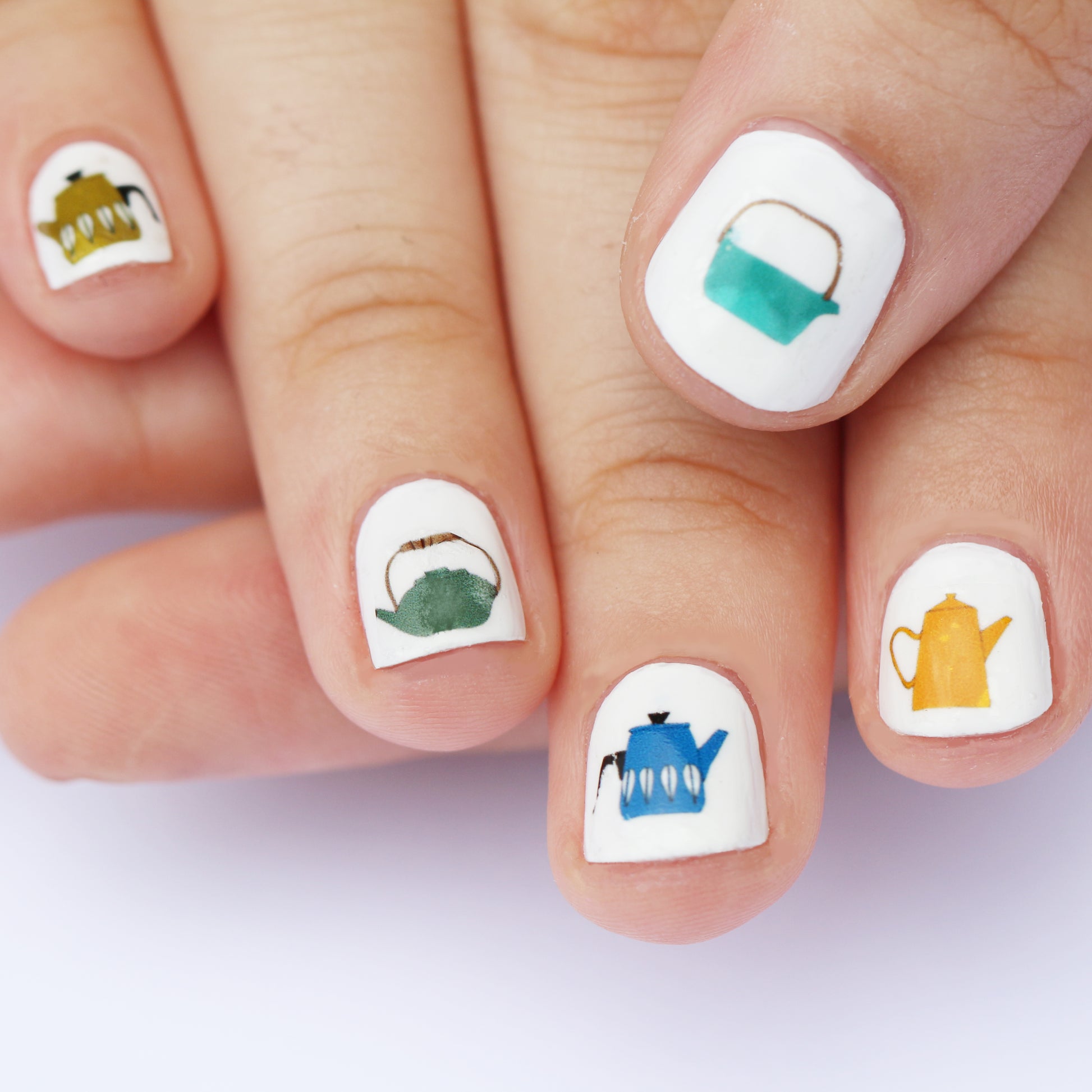 Teapot Nail Art Transfers - katebroughton