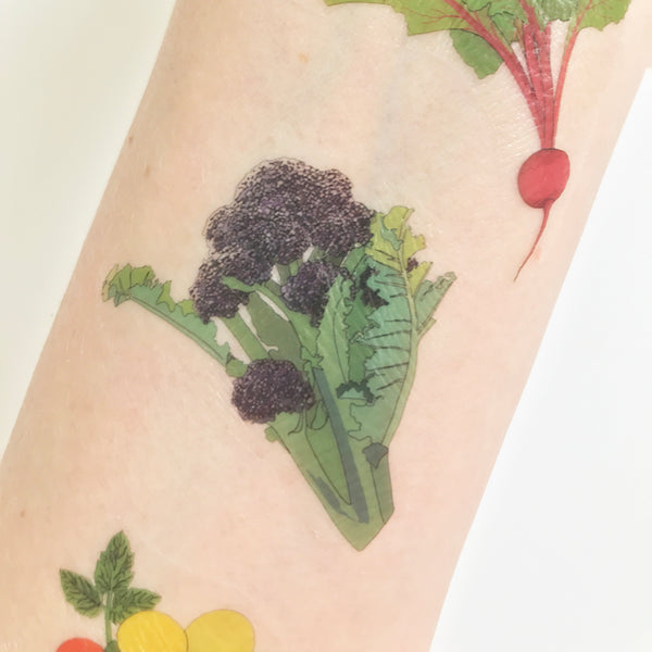 Vegetable Temporary Tattoos