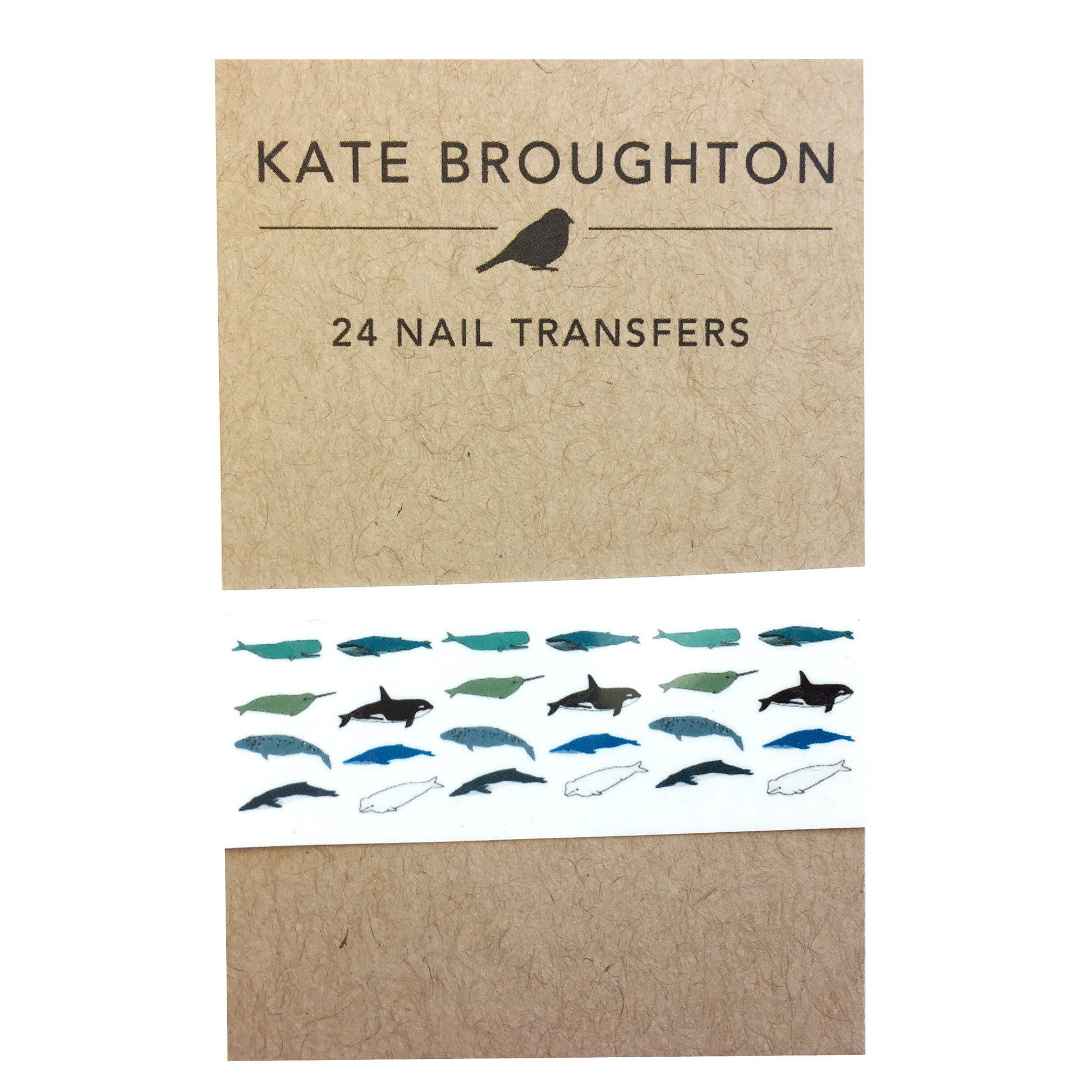 Whale Nail Art Transfers - katebroughton