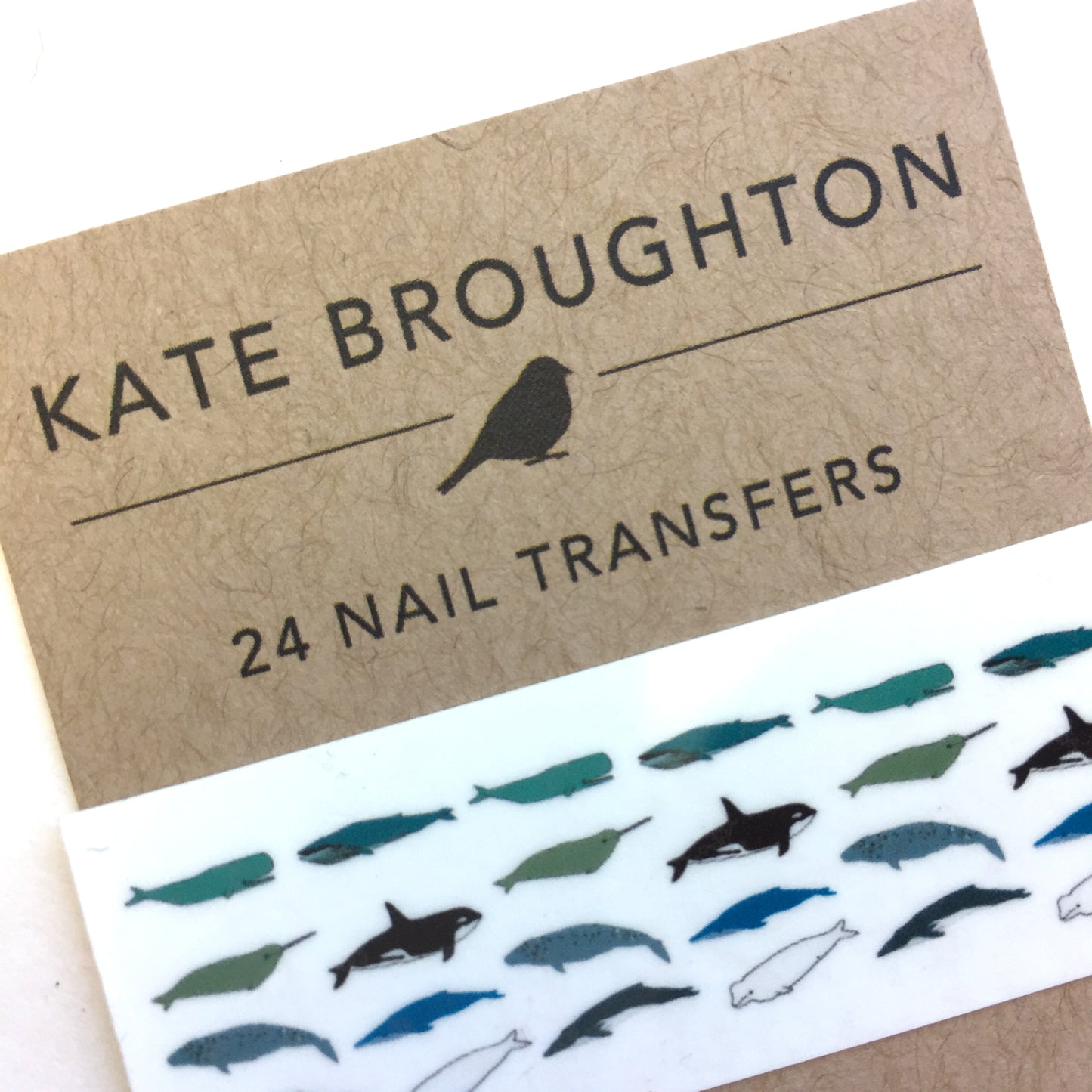 Whale Nail Art Transfers - katebroughton
