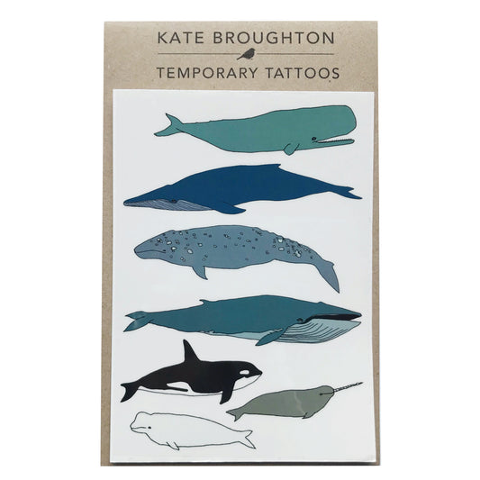 Whale Temporary Tattoos