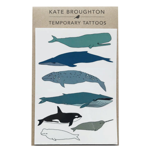 Whale Temporary Tattoos