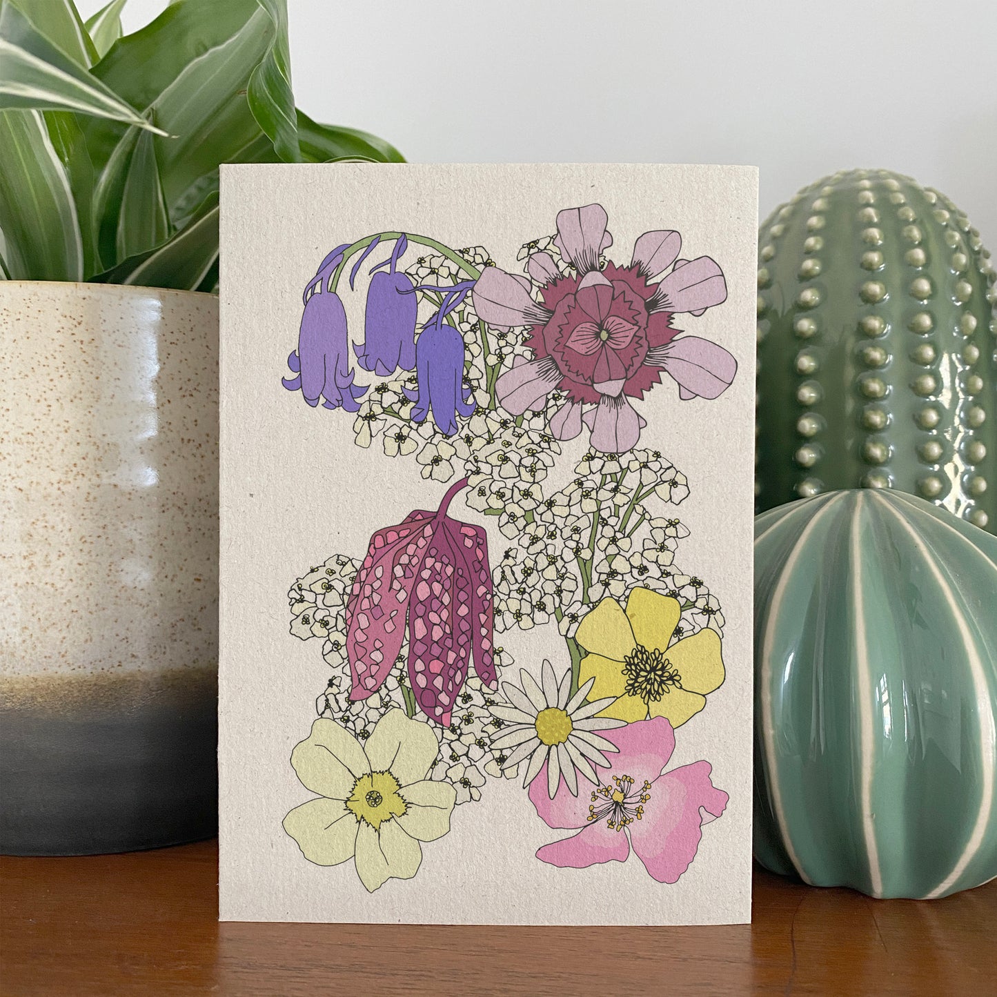Wildflowers seed card