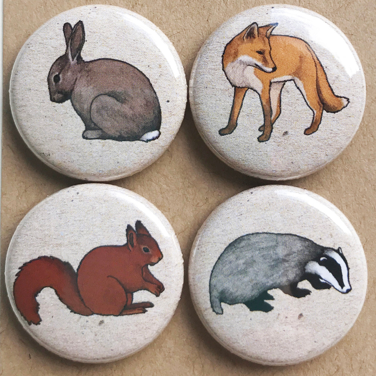 Woodland Animal Fridge Magnets – katebroughton