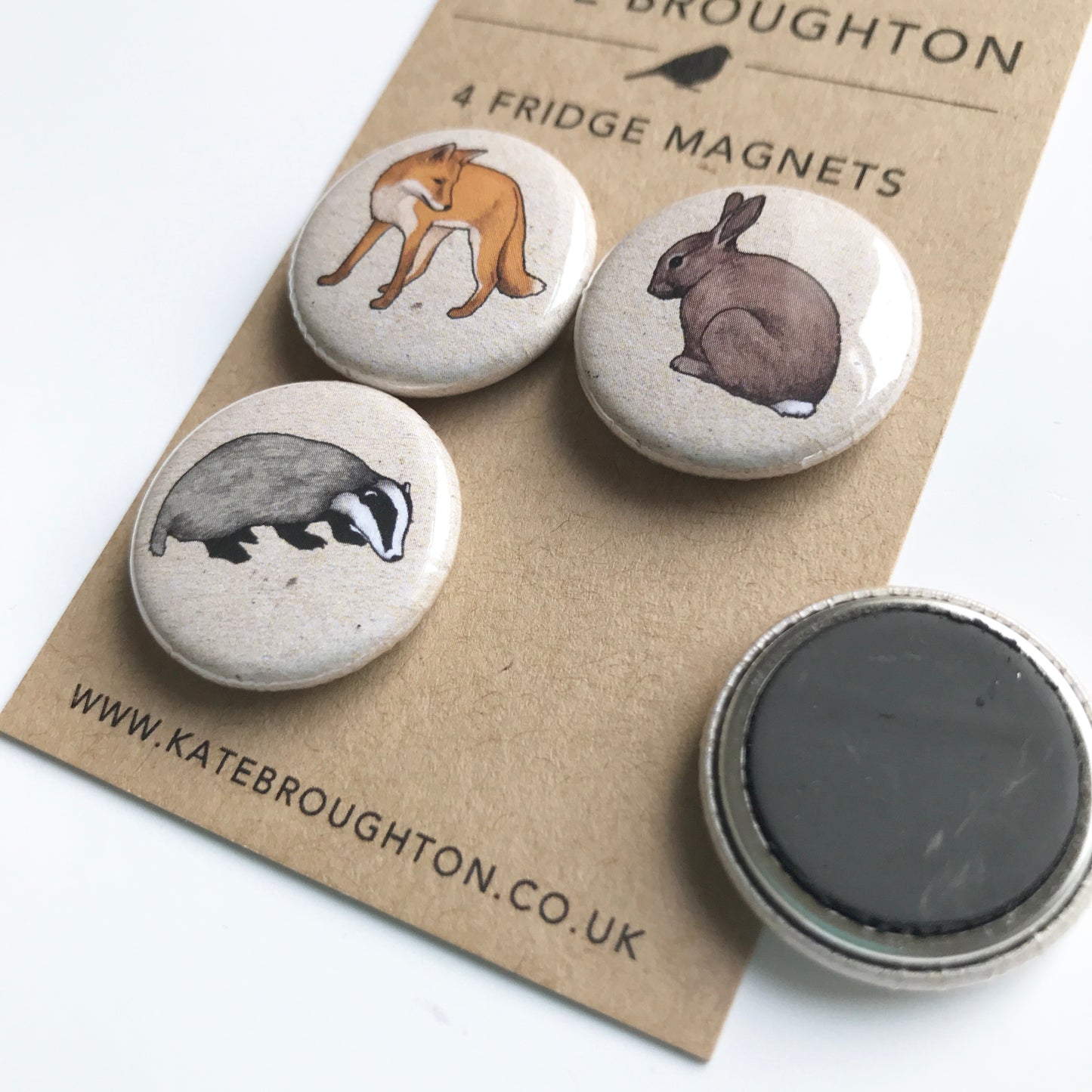 Woodland Animal Fridge Magnets - katebroughton