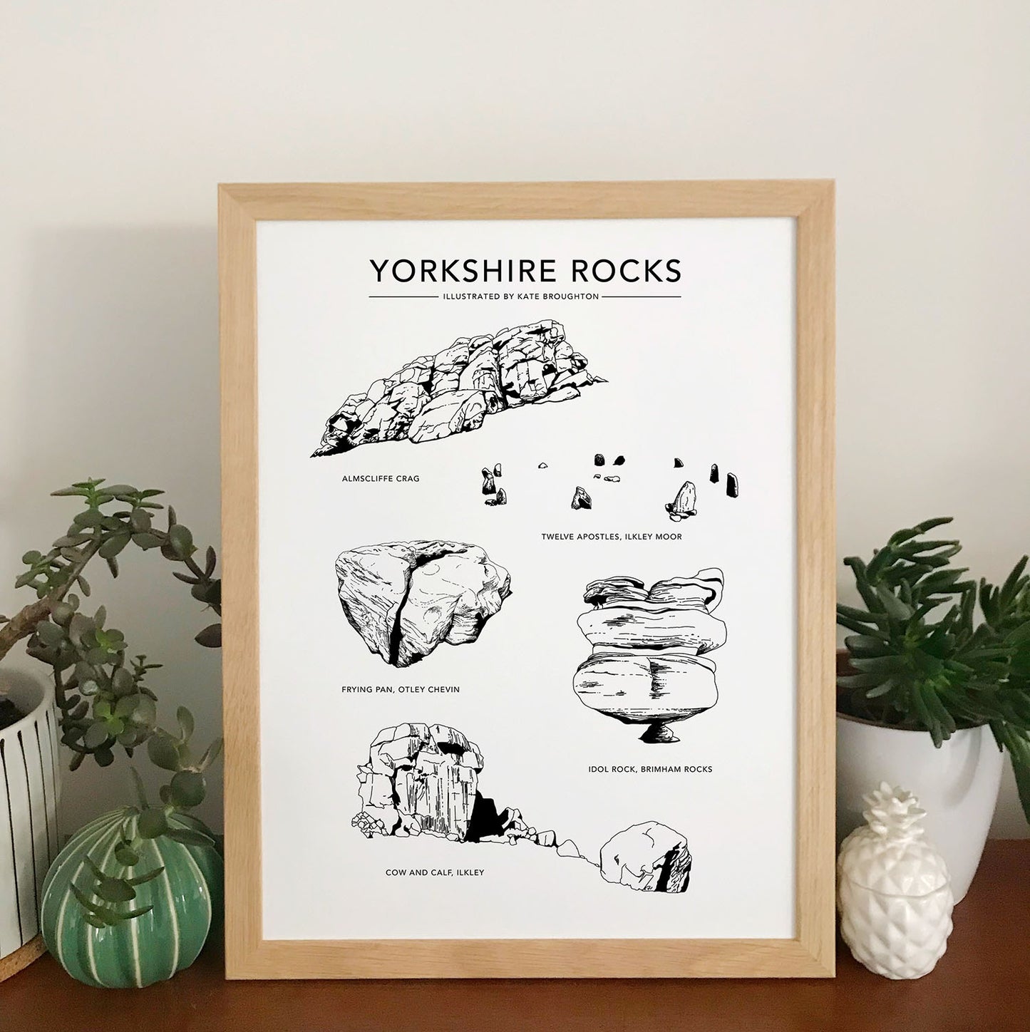 Yorkshire Rocks Print - katebroughton